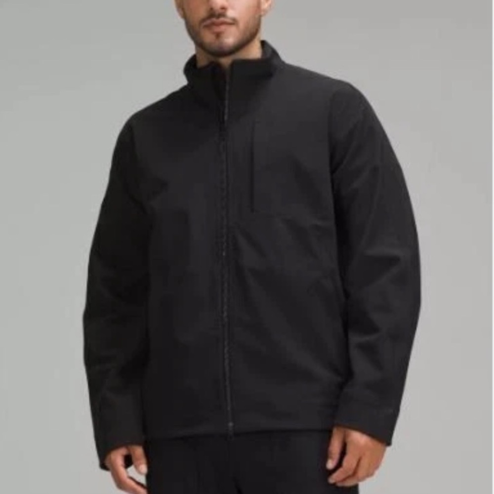 Lululemon size L Repelshell Relaxed-Fit Jacket men’s black blk lm4alvs